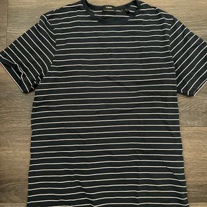Theory Slim Fit Striped Tee L